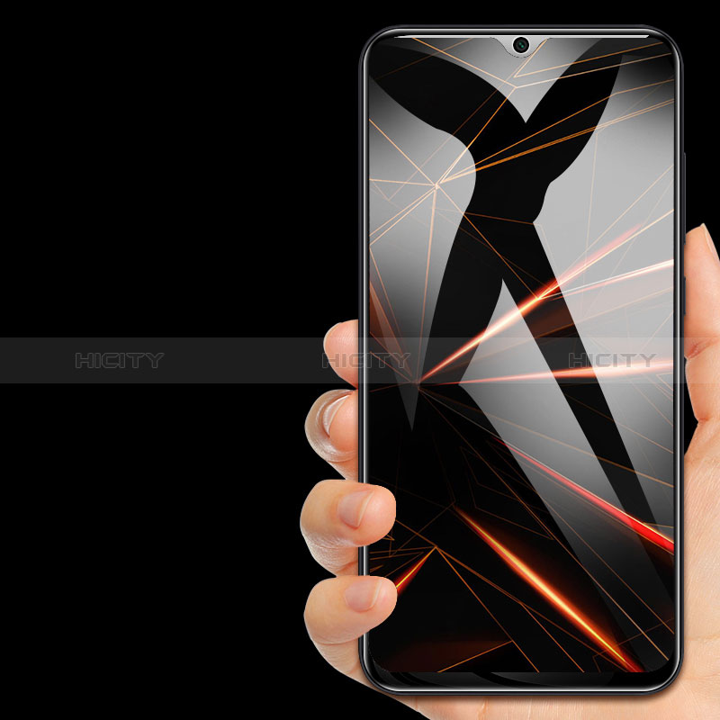 Samsung Galaxy A70用強化ガラス フル液晶保護フィルム F08 サムスン ブラック
