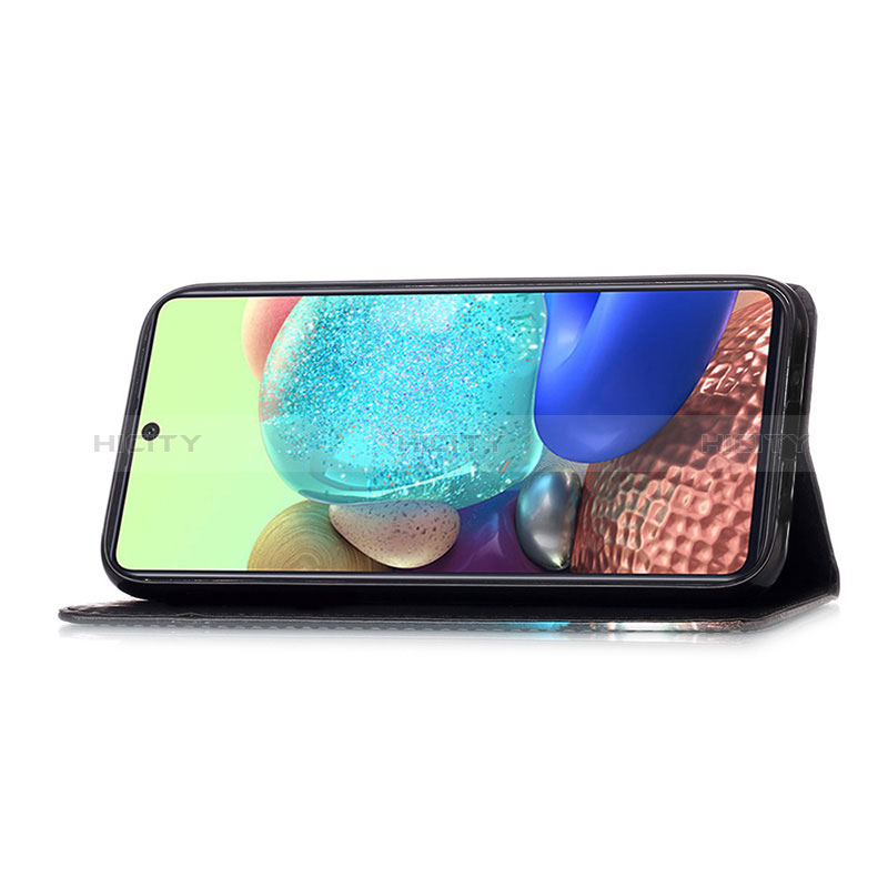 Samsung Galaxy A71 4G A715用手帳型 レザーケース スタンド パターン カバー Y02B サムスン 