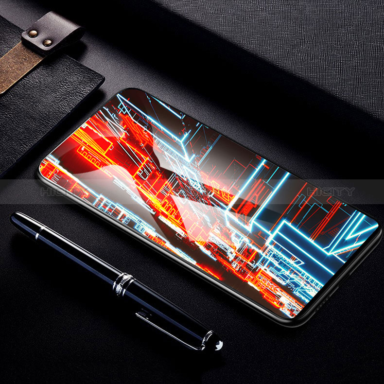 Samsung Galaxy A71 4G A715用反スパイ 強化ガラス 液晶保護フィルム S02 サムスン クリア