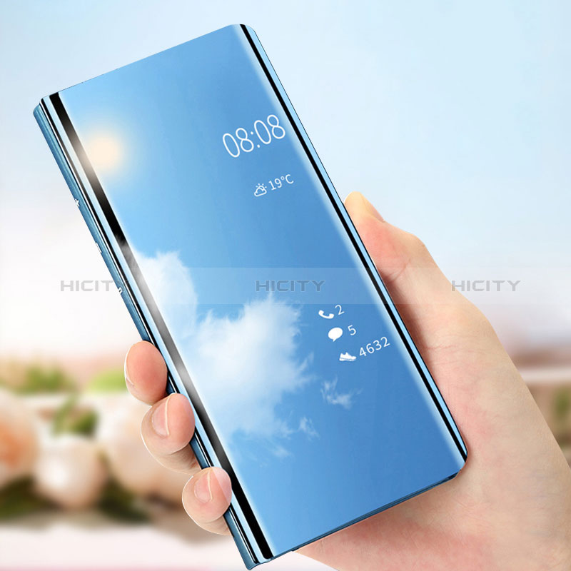 Samsung Galaxy A71 5G用手帳型 レザーケース スタンド 鏡面 カバー L02 サムスン 