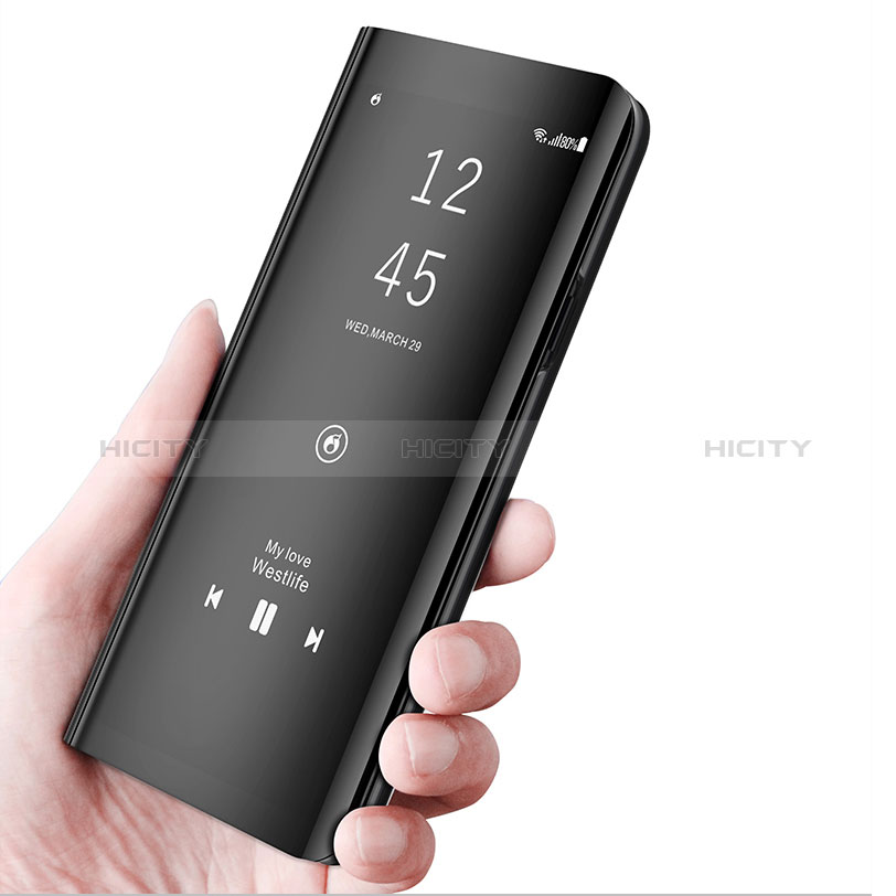 Samsung Galaxy A71 5G用手帳型 レザーケース スタンド 鏡面 カバー L02 サムスン 