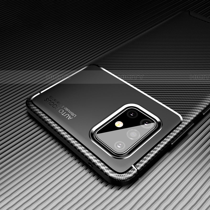 Samsung Galaxy A71 5G用シリコンケース ソフトタッチラバー ツイル カバー サムスン 