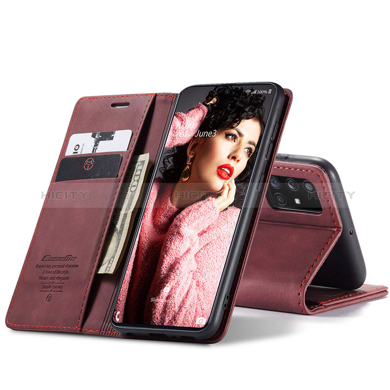 Samsung Galaxy A71 5G用手帳型 レザーケース スタンド カバー C01S サムスン 
