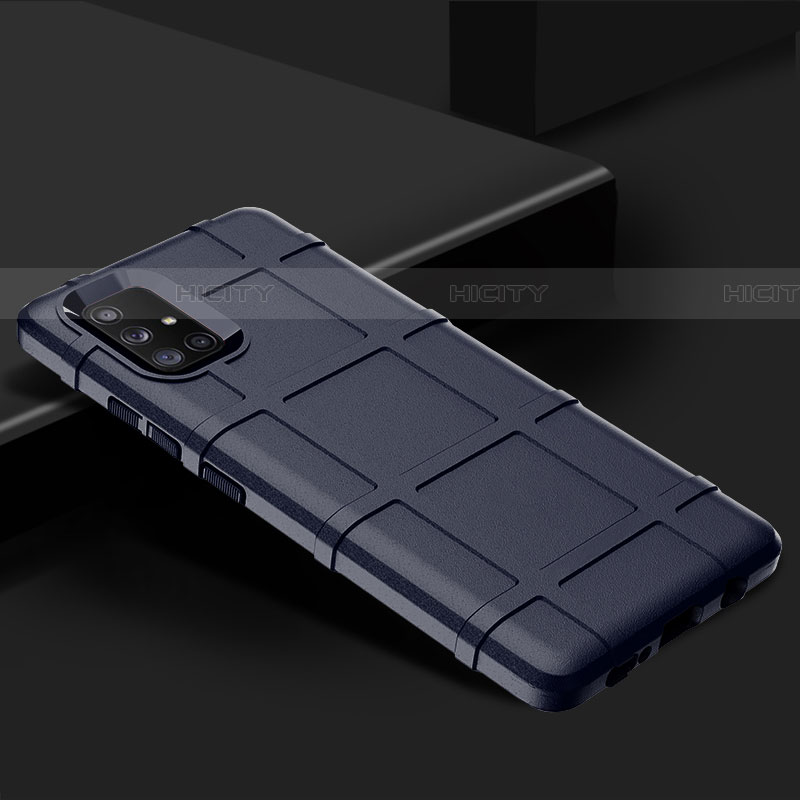 Samsung Galaxy A71 5G用360度 フルカバー極薄ソフトケース シリコンケース 耐衝撃 全面保護 バンパー S01 サムスン 