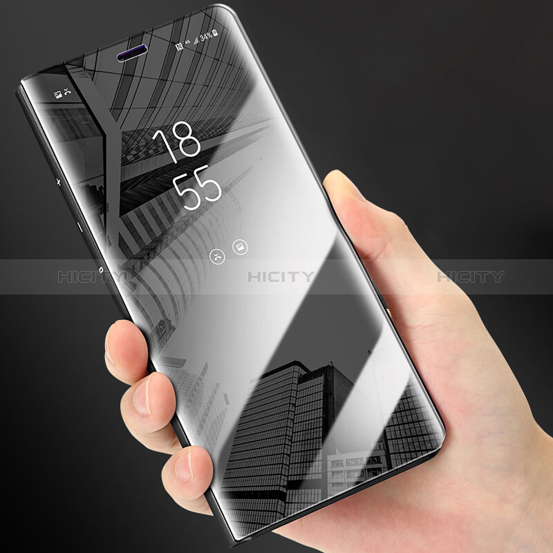 Samsung Galaxy A71 5G用手帳型 レザーケース スタンド 鏡面 カバー L04 サムスン 