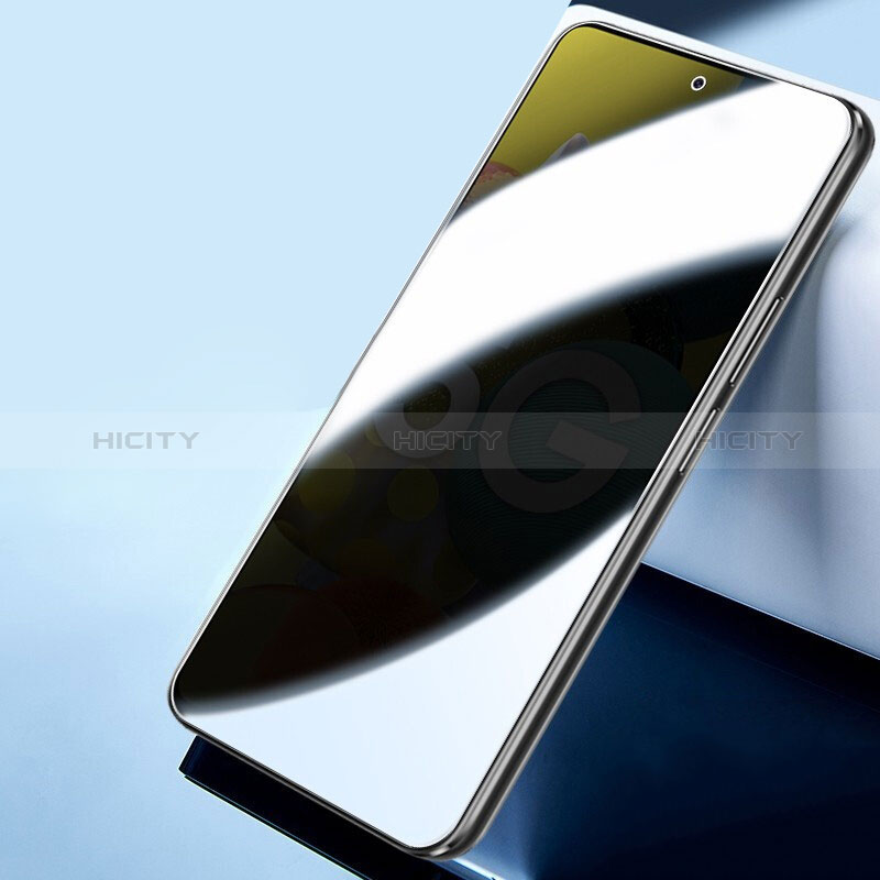Samsung Galaxy A71 5G用反スパイ 強化ガラス 液晶保護フィルム S04 サムスン クリア