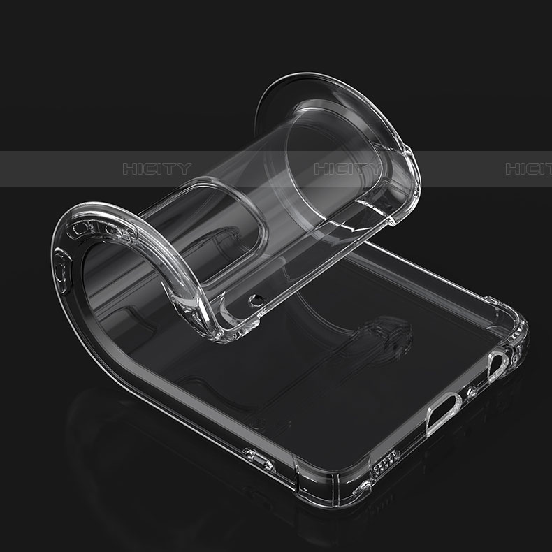 Samsung Galaxy A72 4G用極薄ソフトケース シリコンケース 耐衝撃 全面保護 クリア透明 T04 サムスン クリア