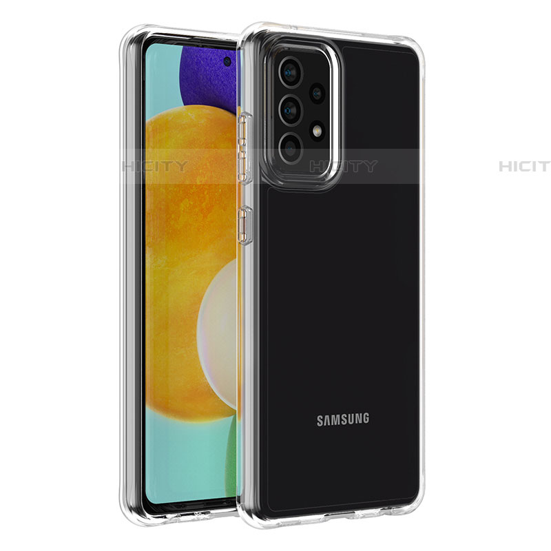 Samsung Galaxy A72 5G用極薄ソフトケース シリコンケース 耐衝撃 全面保護 クリア透明 カバー サムスン クリア