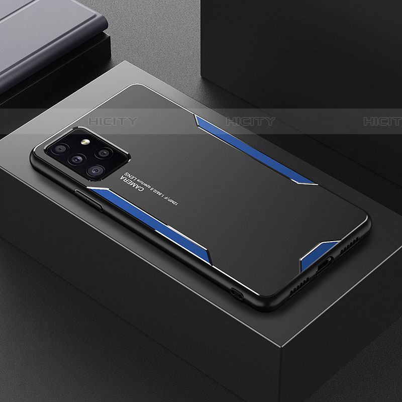 Samsung Galaxy A72 5G用ケース 高級感 手触り良い アルミメタル 製の金属製 兼シリコン カバー サムスン 
