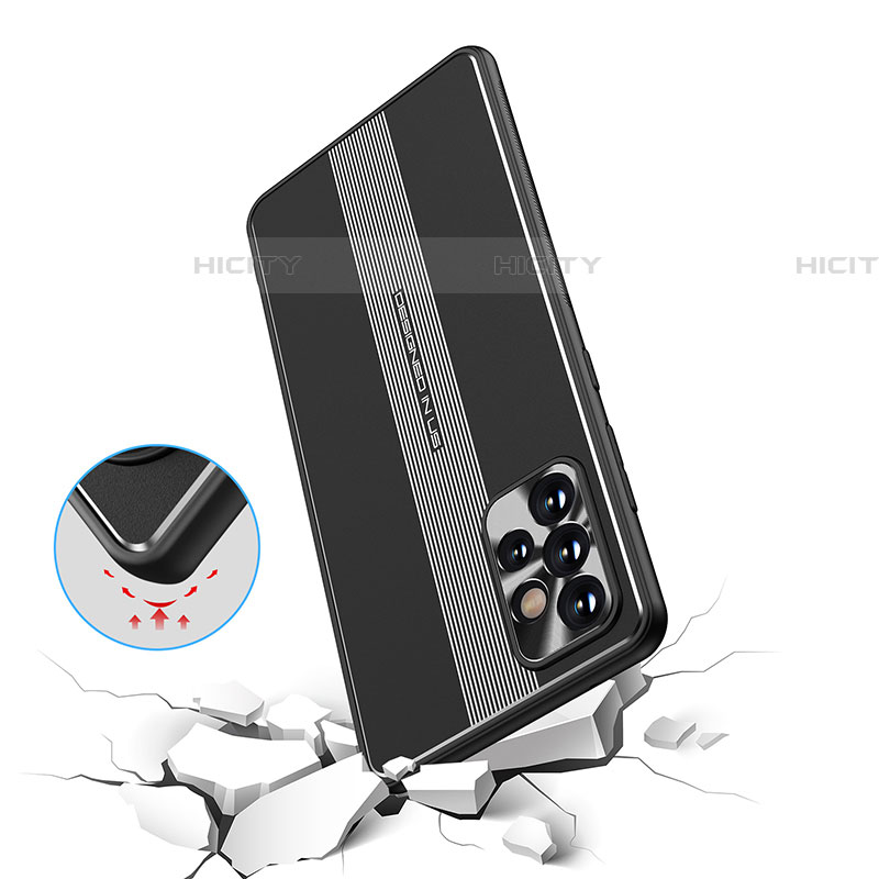 Samsung Galaxy A72 5G用ケース 高級感 手触り良い アルミメタル 製の金属製 兼シリコン カバー JL1 サムスン 