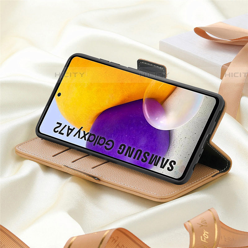 Samsung Galaxy A72 5G用手帳型 レザーケース スタンド 花 カバー S02D サムスン 