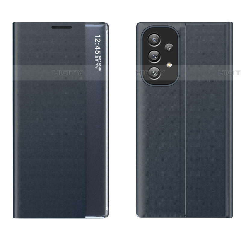 Samsung Galaxy A73 5G用手帳型 レザーケース スタンド カバー QH2 サムスン 