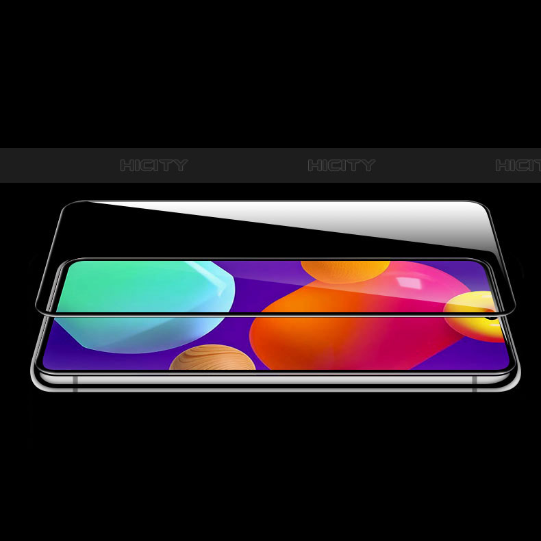 Samsung Galaxy A73 5G用強化ガラス フル液晶保護フィルム F05 サムスン ブラック