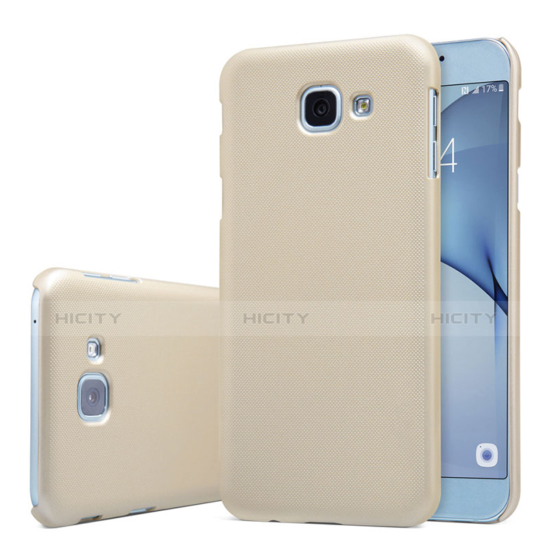 Samsung Galaxy A8 (2016) A8100 A810F用ハードケース プラスチック 質感もマット M01 サムスン ゴールド