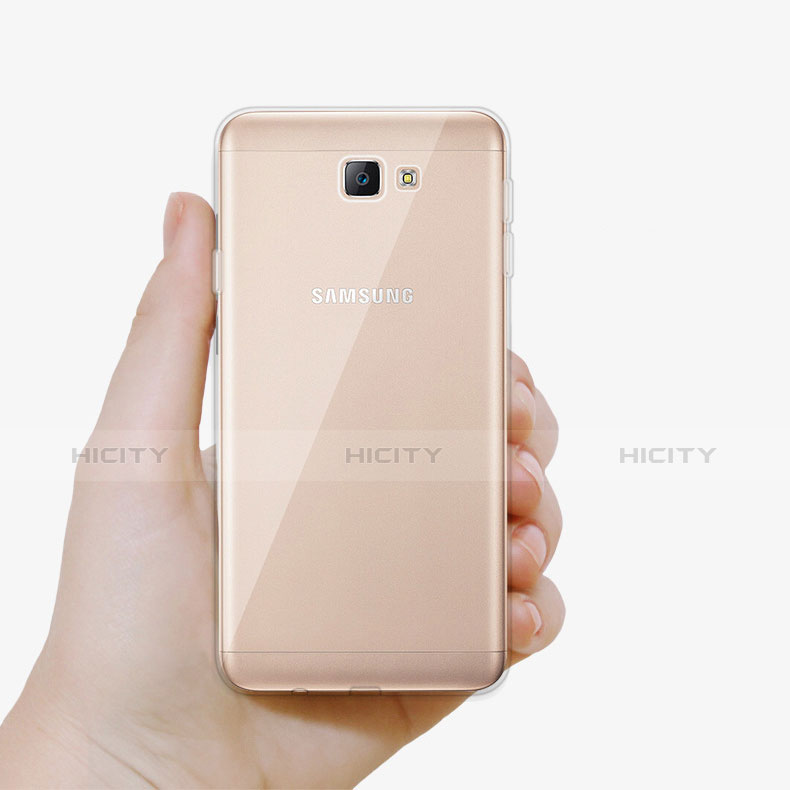 Samsung Galaxy A8 (2016) A8100 A810F用極薄ソフトケース シリコンケース 耐衝撃 全面保護 クリア透明 T03 サムスン クリア