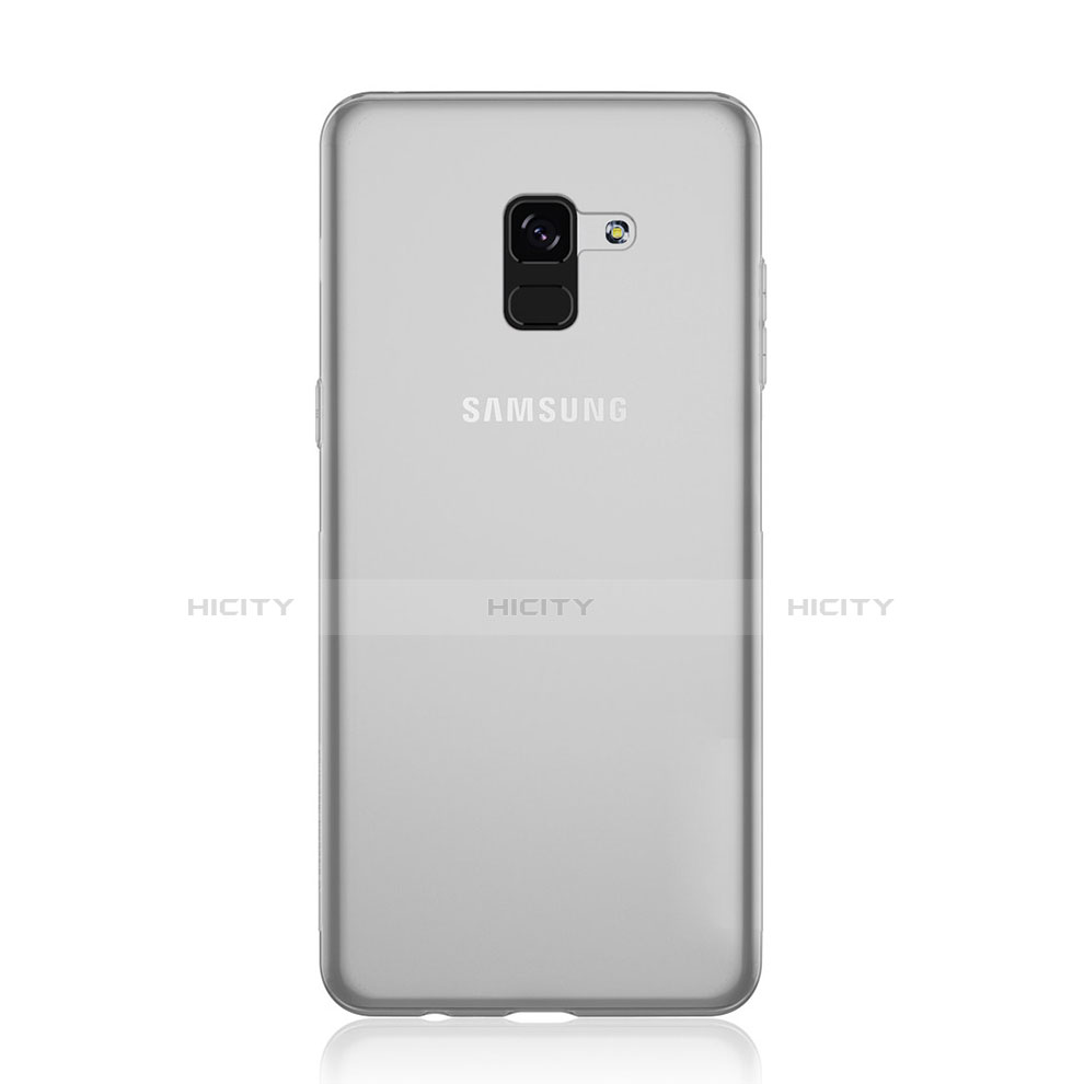 Samsung Galaxy A8 (2018) A530F用極薄ソフトケース シリコンケース 耐衝撃 全面保護 クリア透明 カバー サムスン クリア