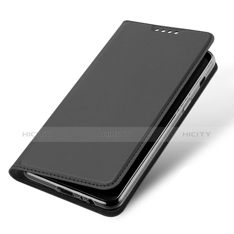 Samsung Galaxy A8+ A8 Plus (2018) Duos A730F用手帳型 レザーケース スタンド サムスン ブラック