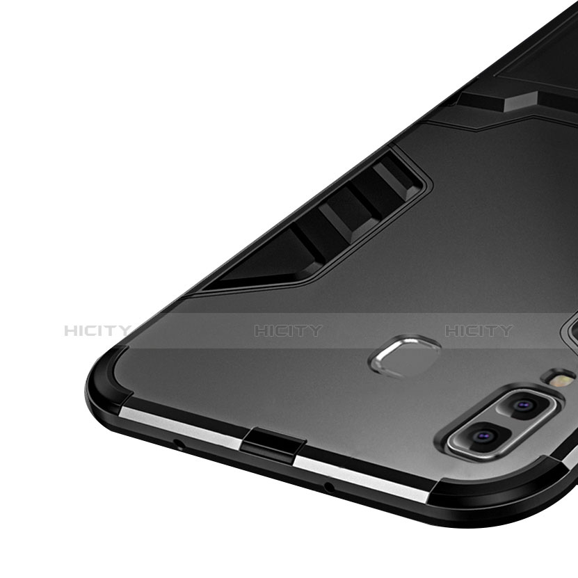 Samsung Galaxy A8 Star用ハイブリットバンパーケース スタンド プラスチック 兼シリコーン カバー サムスン 