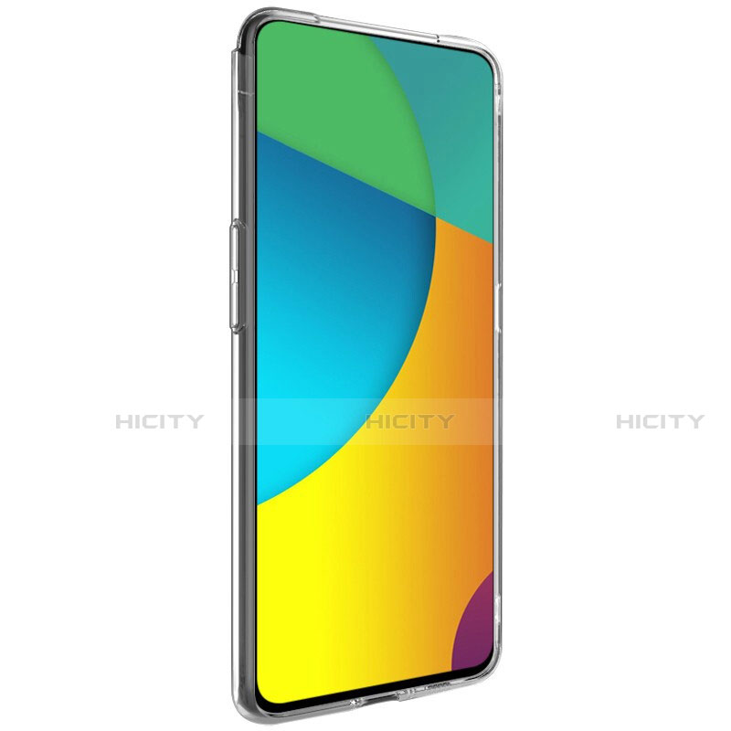 Samsung Galaxy A80用極薄ソフトケース シリコンケース 耐衝撃 全面保護 クリア透明 T03 サムスン クリア