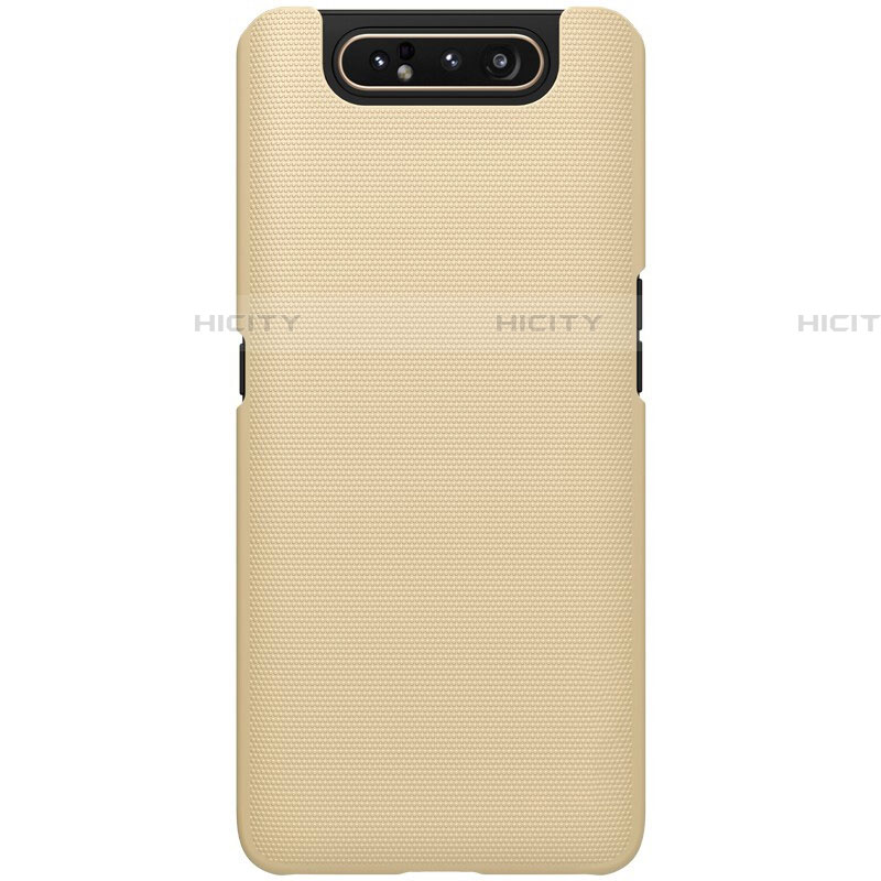 Samsung Galaxy A80用ハードケース プラスチック 質感もマット カバー P01 サムスン ゴールド