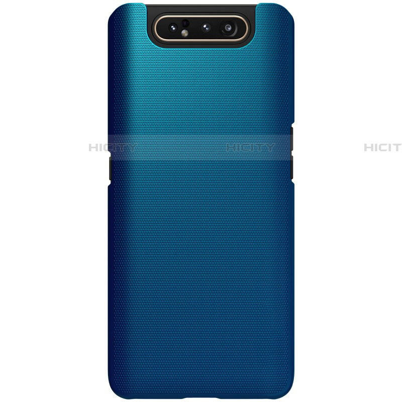 Samsung Galaxy A80用ハードケース プラスチック 質感もマット カバー P01 サムスン ネイビー