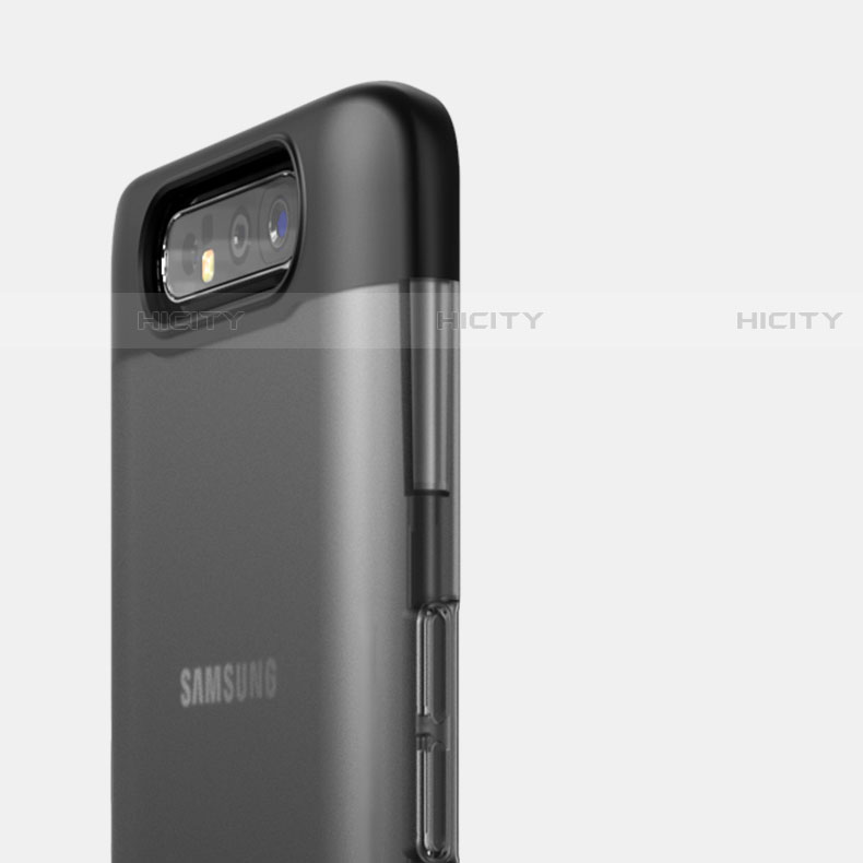 Samsung Galaxy A80用ハードカバー クリスタル クリア透明 H02 サムスン 