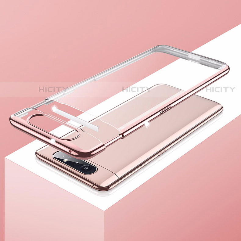 Samsung Galaxy A80用ハードカバー クリスタル 透明 H01 サムスン 
