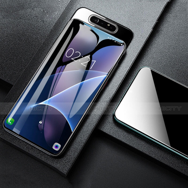 Samsung Galaxy A80用強化ガラス 液晶保護フィルム T01 サムスン クリア