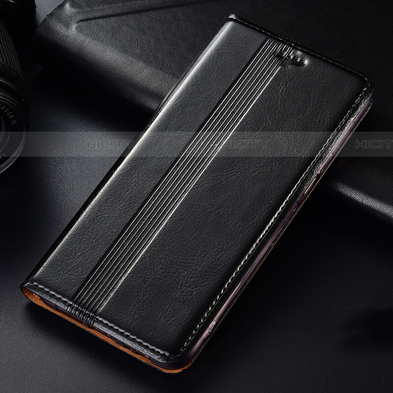 Samsung Galaxy A81用手帳型 レザーケース スタンド カバー L03 サムスン ブラック