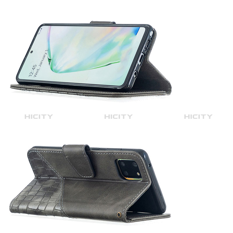 Samsung Galaxy A81用手帳型 レザーケース スタンド カバー B03F サムスン 