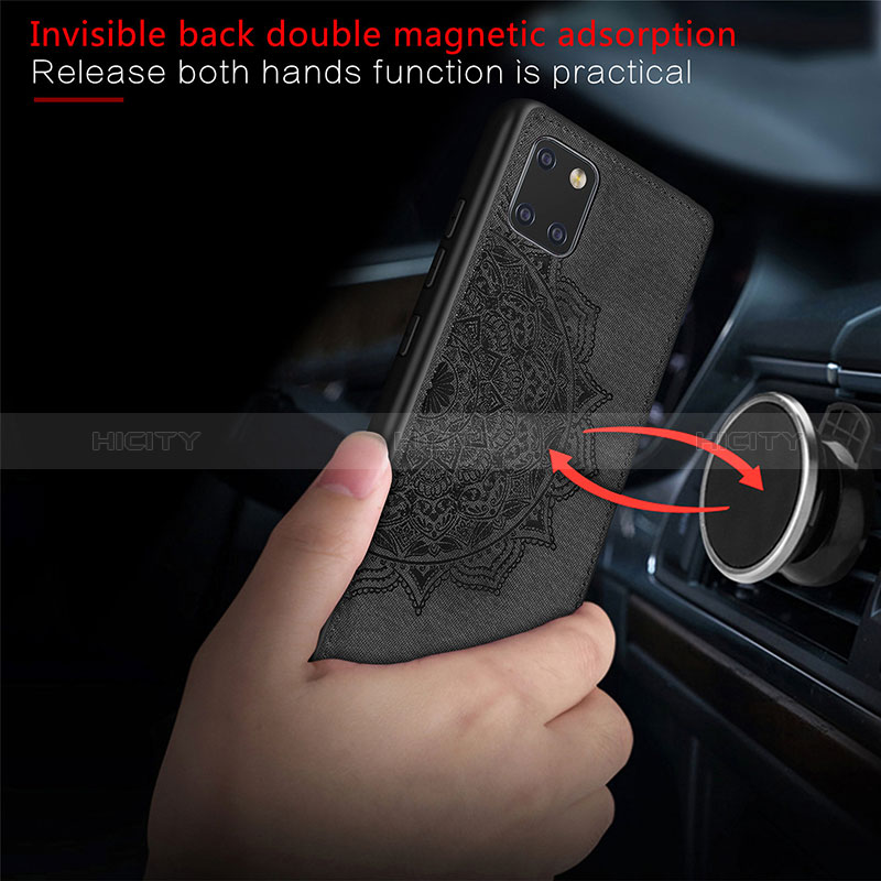 Samsung Galaxy A81用極薄ソフトケース シリコンケース 耐衝撃 全面保護 マグネット式 バンパー S04D サムスン 