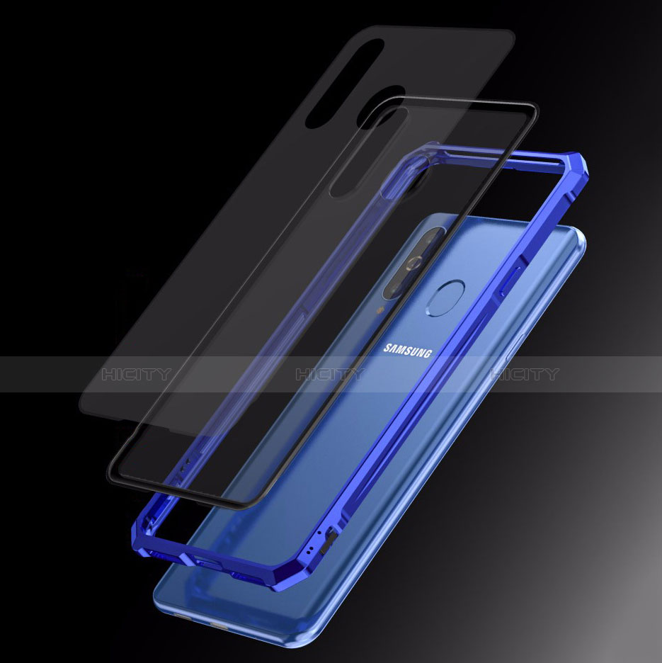 Samsung Galaxy A8s SM-G8870用ケース 高級感 手触り良い アルミメタル 製の金属製 バンパー 鏡面 カバー サムスン 