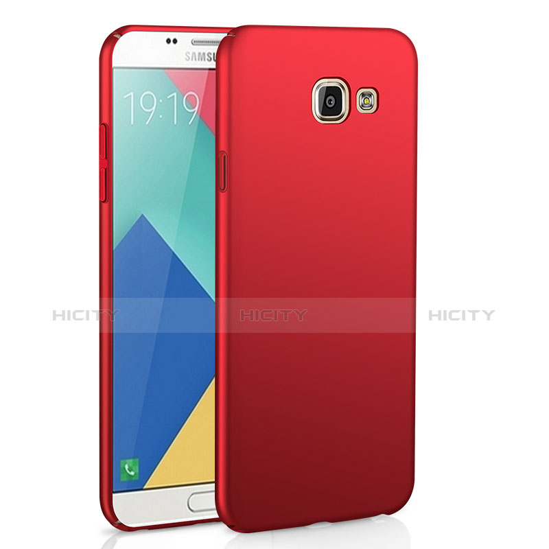 Samsung Galaxy A9 (2016) A9000用ハードケース プラスチック 質感もマット M02 サムスン レッド