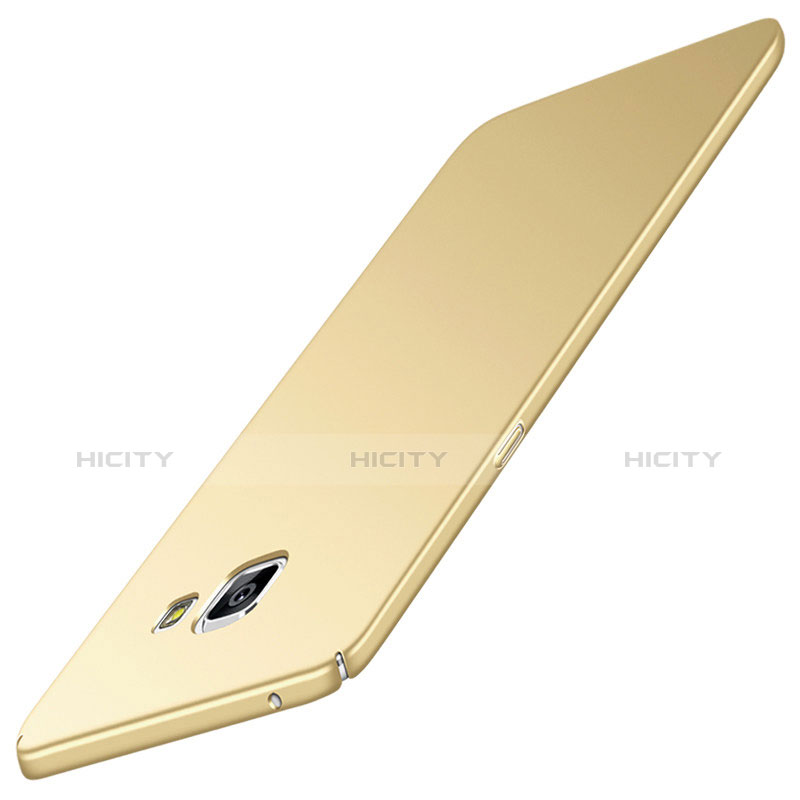 Samsung Galaxy A9 (2016) A9000用ハードケース プラスチック 質感もマット M05 サムスン ゴールド