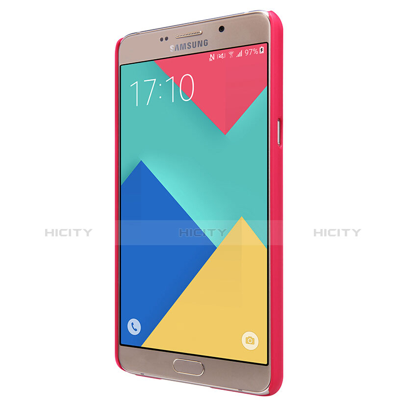 Samsung Galaxy A9 (2016) A9000用ハードケース プラスチック 質感もマット M06 サムスン レッド