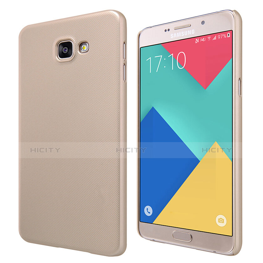 Samsung Galaxy A9 (2016) A9000用ハードケース プラスチック 質感もマット M06 サムスン ゴールド