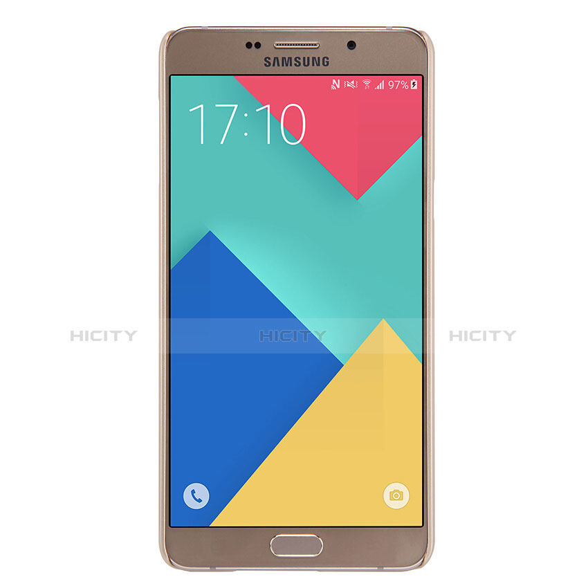 Samsung Galaxy A9 (2016) A9000用ハードケース プラスチック 質感もマット M06 サムスン ゴールド