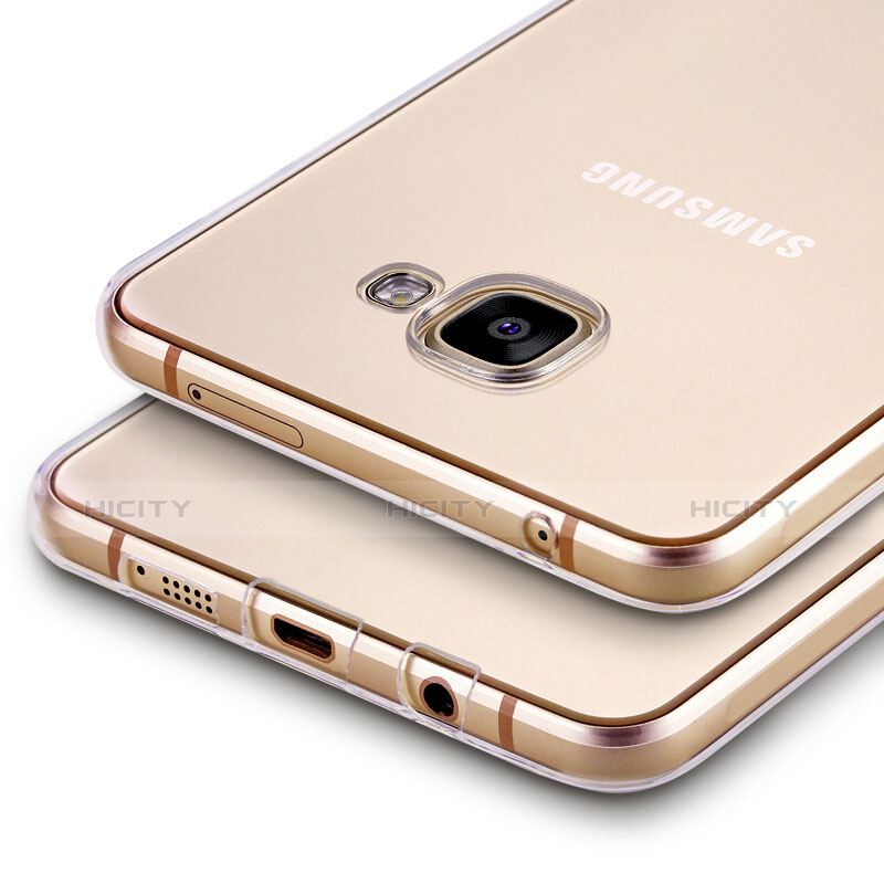 Samsung Galaxy A9 (2016) A9000用極薄ソフトケース シリコンケース 耐衝撃 全面保護 クリア透明 T02 サムスン クリア