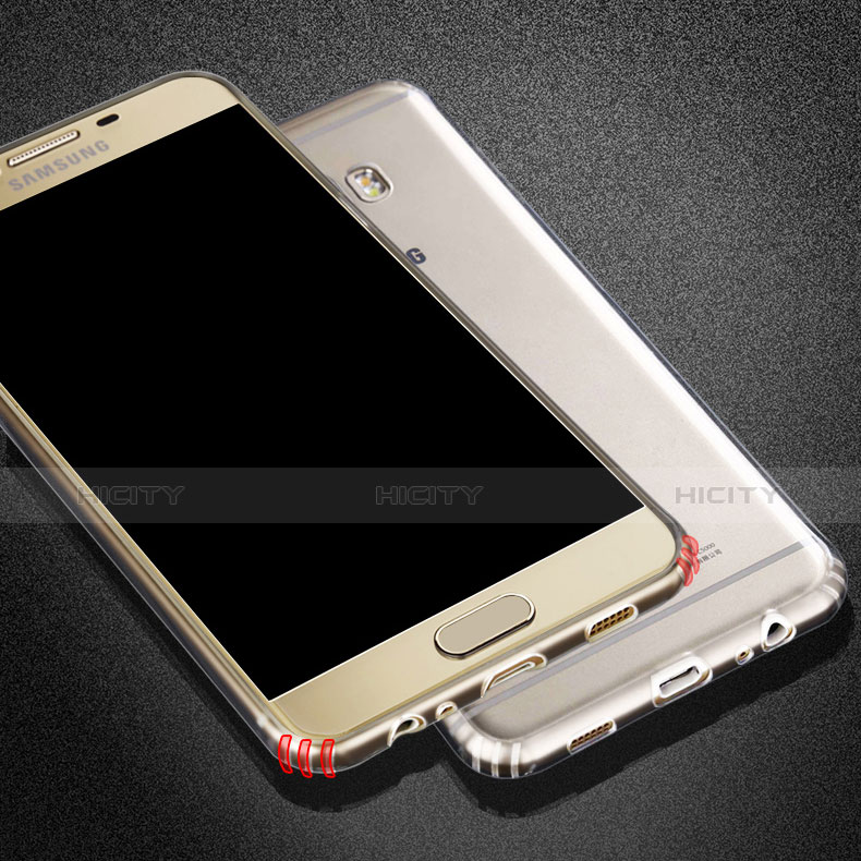 Samsung Galaxy A9 (2016) A9000用極薄ソフトケース シリコンケース 耐衝撃 全面保護 クリア透明 T02 サムスン クリア