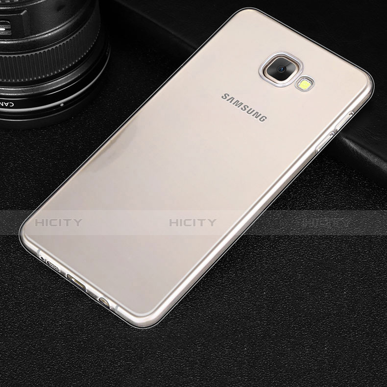 Samsung Galaxy A9 (2016) A9000用極薄ソフトケース シリコンケース 耐衝撃 全面保護 クリア透明 T03 サムスン クリア