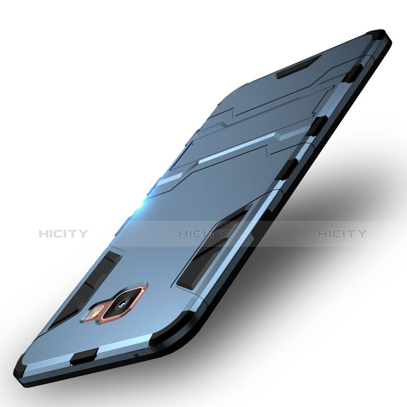 Samsung Galaxy A9 (2016) A9000用ハイブリットバンパーケース スタンド プラスチック 兼シリコーン カバー サムスン 