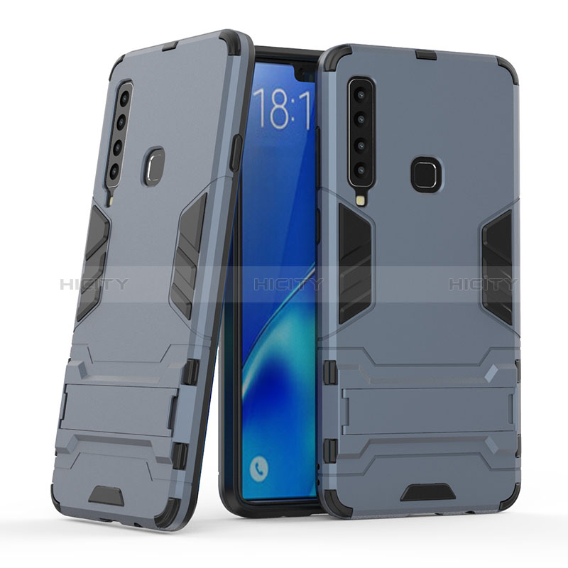 Samsung Galaxy A9 (2018) A920用ハイブリットバンパーケース スタンド プラスチック 兼シリコーン カバー T03 サムスン 