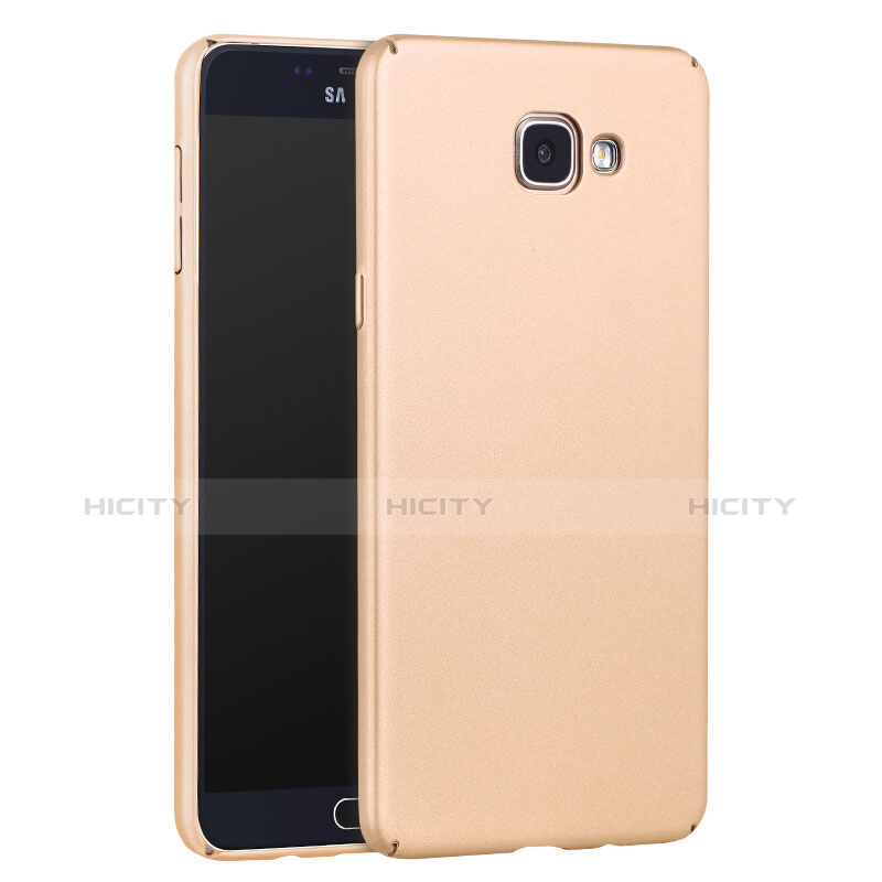 Samsung Galaxy A9 Pro (2016) SM-A9100用ハードケース プラスチック 質感もマット M01 サムスン ゴールド