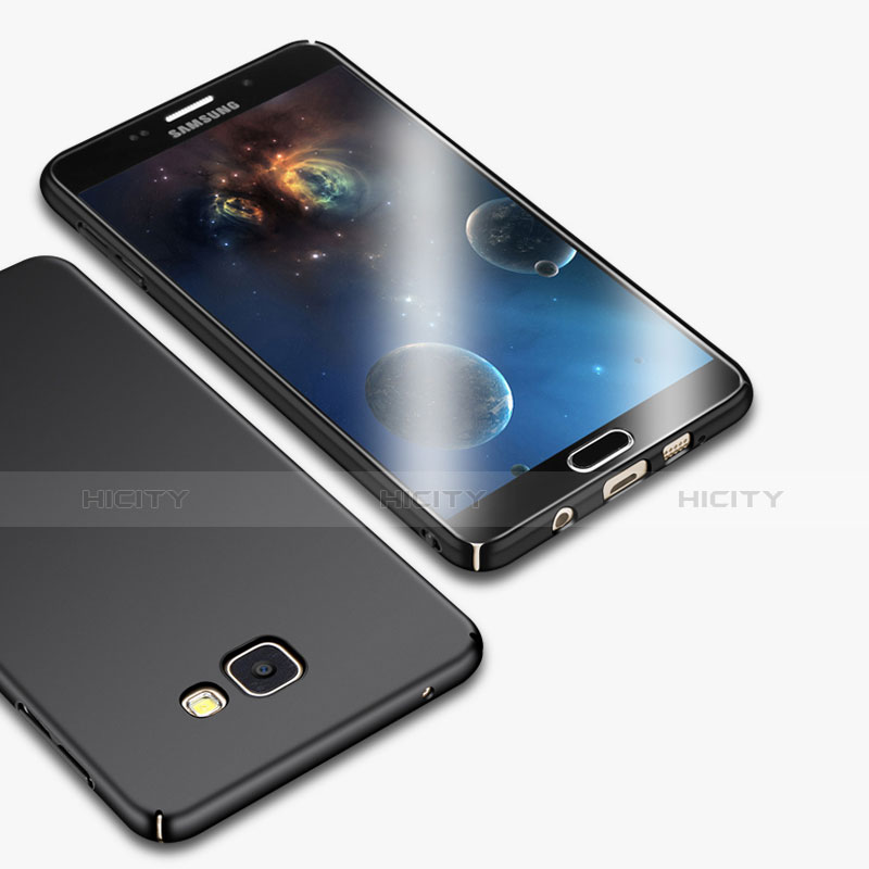 Samsung Galaxy A9 Pro (2016) SM-A9100用ハードケース プラスチック 質感もマット M01 サムスン ブラック