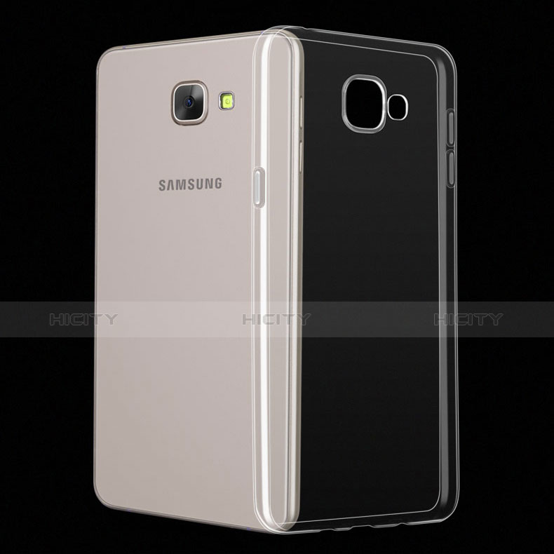 Samsung Galaxy A9 Pro (2016) SM-A9100用極薄ソフトケース シリコンケース 耐衝撃 全面保護 クリア透明 T03 サムスン クリア