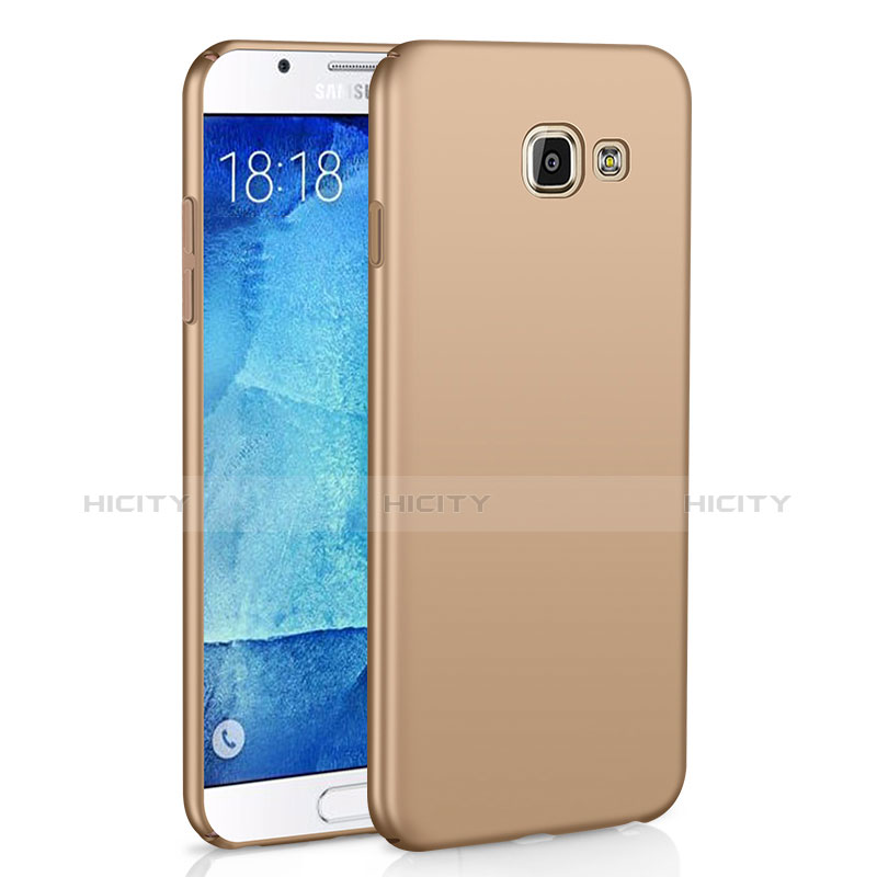 Samsung Galaxy A9 Pro (2016) SM-A9100用ハードケース プラスチック 質感もマット M02 サムスン ゴールド