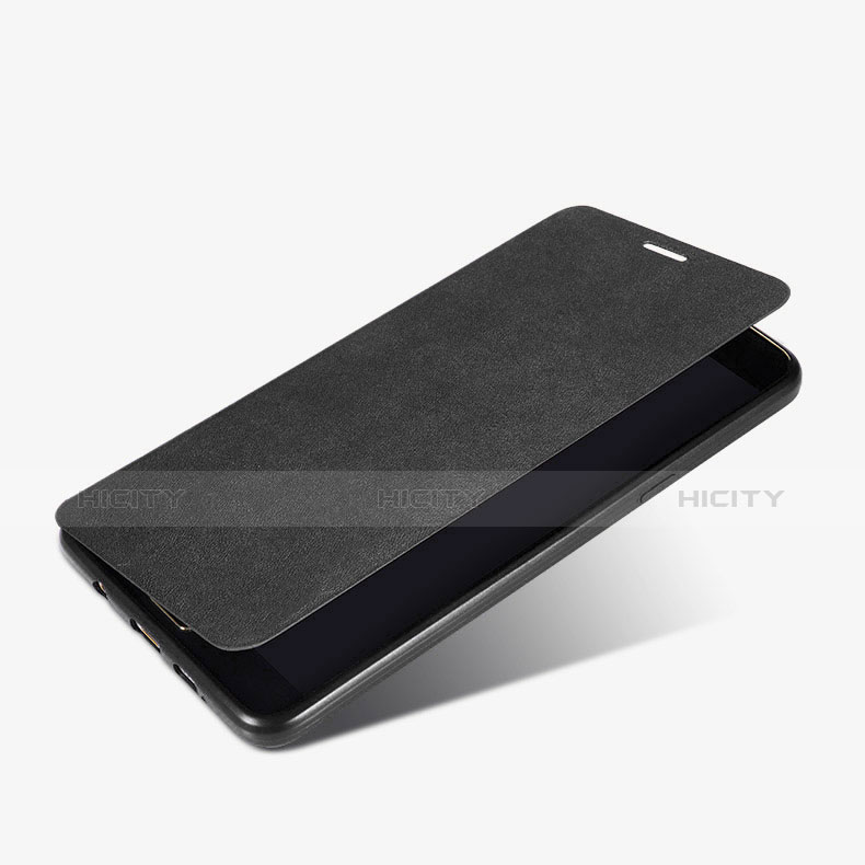 Samsung Galaxy A9 Pro (2016) SM-A9100用手帳型 レザーケース スタンド サムスン ブラック