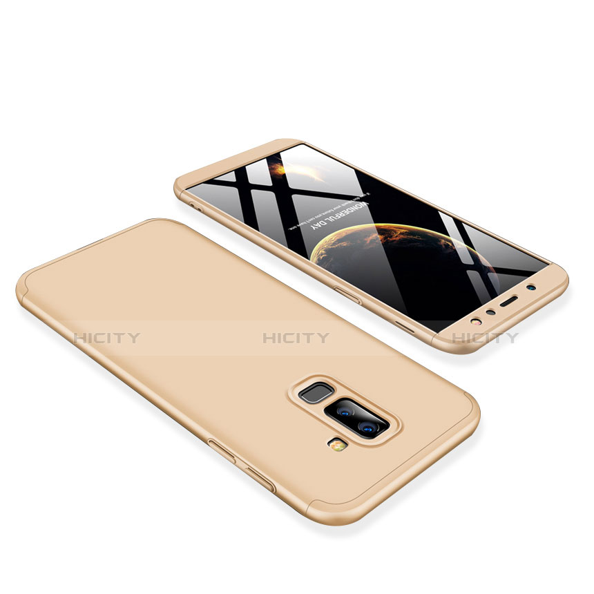 Samsung Galaxy A9 Star Lite用ハードケース プラスチック 質感もマット 前面と背面 360度 フルカバー サムスン ゴールド