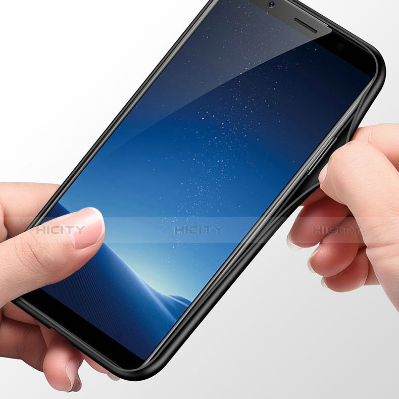 Samsung Galaxy A9 Star Lite用ハイブリットバンパーケース プラスチック 鏡面 カバー アンド指輪 サムスン 