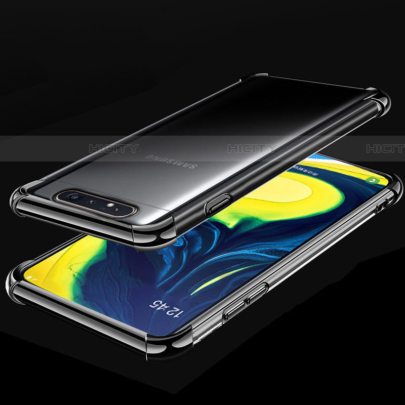 Samsung Galaxy A90 4G用極薄ソフトケース シリコンケース 耐衝撃 全面保護 クリア透明 S01 サムスン 
